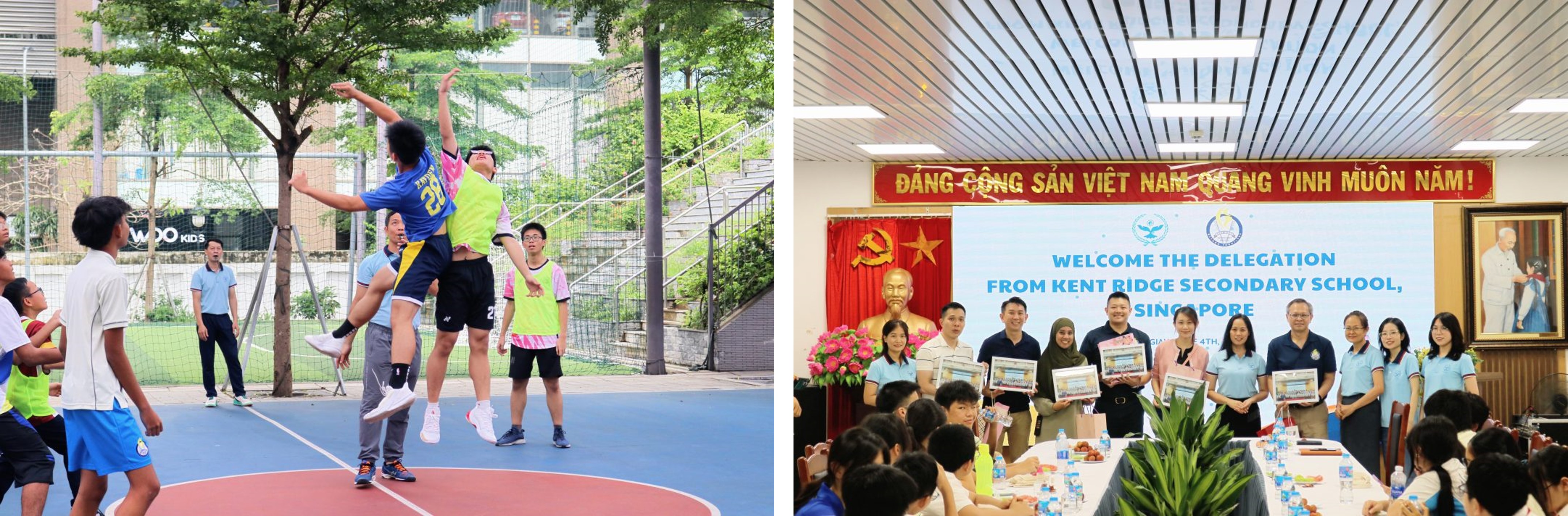 School Cultural Exchange at Cau Giay Secondary School